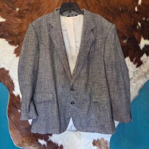 Elegant Gray Men's Blazer